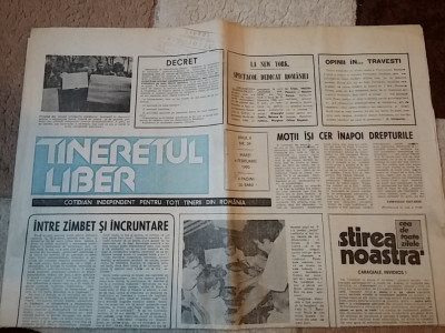 ziarul tineretul liber 6 februarie 1990 foto