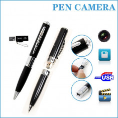 SPY PEN/ PIX SPION CU CAMERA DIGITALA ASCUNSA/ INREGISTRARE 1280*960 PE CARD MICRO SD foto