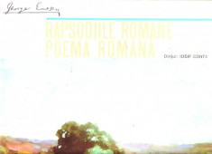 vinil-Geoge Enescu-Rapsodiile romane ,Poema romana foto