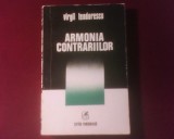 Virgil Teodorescu Armonia contrariilor, editie princeps, tiraj 2100 exemplare