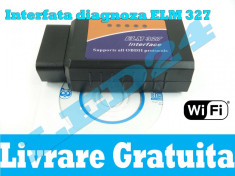 Interfata Diagnoza ELM 327 ELM327 Wifi Wireless, Tester auto, OBD2 OBD II CAN BUS V1.5 pt iphone, ipad foto