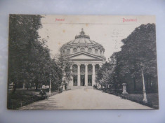 BUCURESTI - ATENEUL 1913 Circulata foto