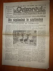 revista orizontul 3 decembrie 1927 ( revista enciclopedica ilustrata )
