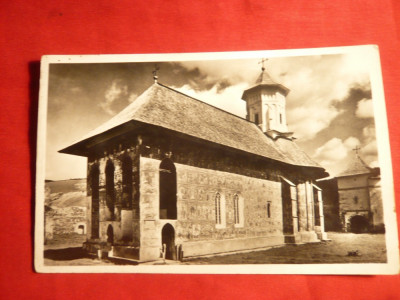 Ilustrata Manastirea Moldovita , interbelica foto
