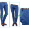 Pantaloni Polo Ralph Lauren albastrii + CUREA CADOU - pantaloni turcoaz - POZE REALE - cod produs: 2545