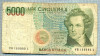 1237 BANCNOTA - ITALIA - 5 000 LIRE(CIAMPI+SPEZIALI) - anul 1985 -SERIA 169990 -starea care se vede