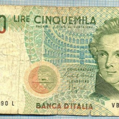 1237 BANCNOTA - ITALIA - 5 000 LIRE(CIAMPI+SPEZIALI) - anul 1985 -SERIA 169990 -starea care se vede