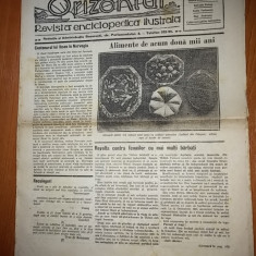 revista orizontul 5 aprilie 1928 ( revista enciclopedica ilustrata )