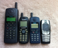 Pachet 4 telefoane: SIEMENS S3, PANASONIC EB-GD35, SIEMENS C25, NOKIA 6610i foto