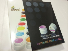 KIT Gel UV Coco 36 bucati Mate foto