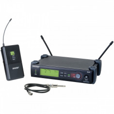 PROMOTIE ! MICROFON WIRELESS ULTRAPROFESIONAL TIP LAVALIERA SHURE SLX1 CU RECEIVER SHURE SLX4. foto