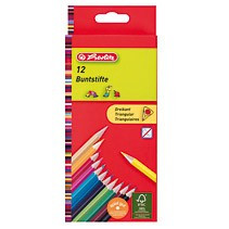 Creioane colorate,12b/set,triung,Herlitz-HZ10412021 foto