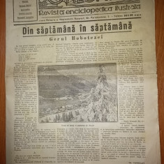 revista orizontul 3 ianuarie 1928 ( revista enciclopedica ilustrata )