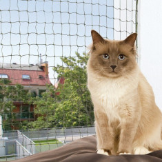Plasa de protectie pentru pisici intarita si rezistenta - 6x3 m foto
