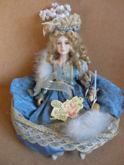 Papusa portelan Victorian Dolls foto