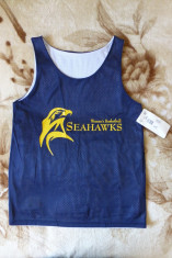 Tricou baschet femei, Women&amp;#039;s Basketball Seahawks, cu 2 fete si plasa dubla; M foto