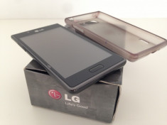 LG OPTIMUS L7 P700 BLACK stare foarte buna , necodat , PACHET COMPLET foto