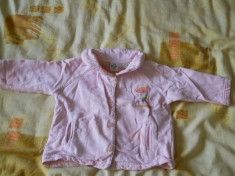 bluzita roz din bumbac grosuta de la H&amp;amp;amp;M copil 3-6 luni foto