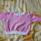 bluzita roz din catifea copil 3-6 luni
