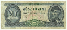 UNGARIA 20 FORINT FORINTI 1980 [1] foto