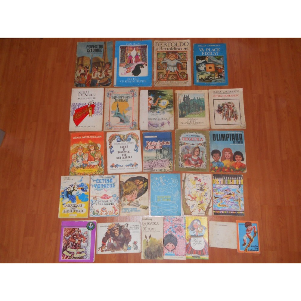 Colectie 27 Carti ilustrate vechi,Anii 80-90 (Povestiri istorice,Bunica