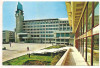 #carte postala(ilustrata)-VASLUI-Palatul administrativ, Circulata, Printata