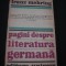 FRANZ MEHRING - PAGINI DESPRE LITERATURA GERMANA {1972}
