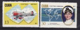 C4473 - Cuba 1972 - cat.nr.Yv.PA nr.251-2 neuzat,perfecta stare, Nestampilat