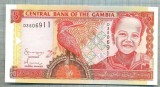 1349 BANCNOTA - GAMBIA - 5 DALASIS - anul 1996-2001? -SERIA 3506911 -starea care se vede