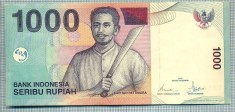 1344 BANCNOTA - INDONEZIA - 1 000 RUPIAH - anul 2000 -SERIA 681181 -starea care se vede