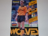 Program meci fotbal WOLVERHAMPTON WANDERERS - WATFORD 11.12.1993