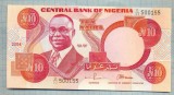 1350 BANCNOTA - NIGERIA - 10 NAIRA - anul 2004 -SERIA 500155 -starea care se vede