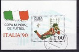 Cuba 1990 - Bloc cat.nr.117 stampilat