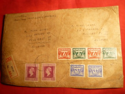 Fata Plic Olanda cu staif 2x7,5 si 2,5 C , 2x12,5 C si 2x50 C Wllhelmina foto
