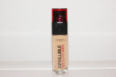 FOND DE TEN LOREAL INFAILIBLE 24 H NUANTA 250 RADIANT SAND -model nou-AUTENTIC- foto