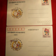 Set 2 Carti Postale ilustrate - China