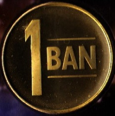 BNR 1 ban 2009 UNC PROOF tiraj mic 1.000 exemplare doar in set monetarie,nu sa emis pentru circulatie RAR foto