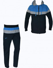 Trening Nike - Bleumarin cu albastru - de bumbac - model in dungi cu pantaloni drepti - XS - MODEL NOU foto