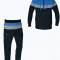 Trening Nike - Bleumarin cu albastru - de bumbac - model in dungi cu pantaloni drepti - XS, S, L (slim fit) - Editie noua 2014