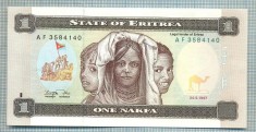 1348 BANCNOTA - ERITREA - 1 NAKFA - anul 1997 -SERIA 3584140 -starea care se vede