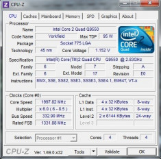 Gaming PC Intel Core 2 Quad 2,8 GHz, GeForce 9800 GT, 1 TB, 4 GB DDR2 foto