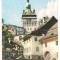 #carte postala(ilustrata)--Sighisoara-Turnul ceasului