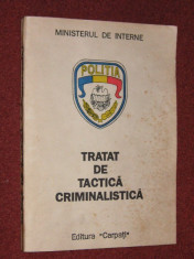Tratat de tactica criminalistica - Constantin Aionitoaie, Ion Eugen Sandu (1992) foto