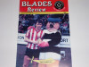 Program meci fotbal SHEFFIELD UNITED - BLACKBURN ROVERS 06.05.1985