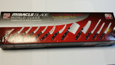 Set cutite bucatarie Miracle Blade World Class 13 /set foto