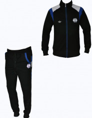 Trening Adidas - Climacool Originals - Conic de bumbac - EDITIE NOUA C - Masuri: S, M, L, XL, XXL (Slim fit) - Negru cu albastru foto