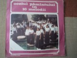 Ocolul pamantului in 16 melodii Cantores Amicitiae disc vinyl lp muzica corala, VINIL, Electrecord