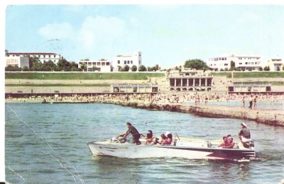 AMP4147 Eforie Nord, mare, barca, RPR foto