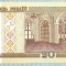 1399 BANCNOTA - BELARUS - 20 RUBLEI - anul 2000 -SERIA 1650849 -starea care se vede