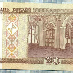 1391 BANCNOTA - BELARUS - 20 RUBLEI - anul 2000 -SERIA 1650867 -starea care se vede